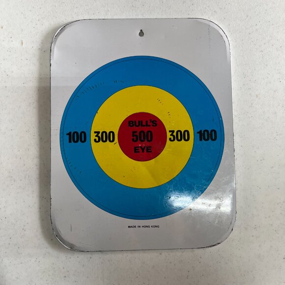 Flintstone Bulls-Eye Target Metal Tin Toy Sign - Picture 2 of 2